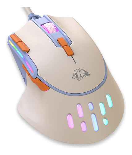 M2 - Mouse Para Juegos Con Cable Con 6 Tipos De Retroilumina