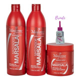 Kit Matizador Marsala Intensificador Tons Vermelhos Maycrene