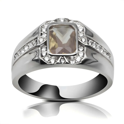 Anillo Caballero Plata 925 Piedra Cambio Color Elegante | Envío gratis