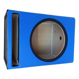 Cajón Para Subwoofer 10  Mdf Porteado Antifaz Color Azul