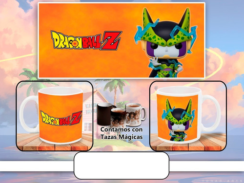 Taza Personalizada - Dragon Ball Z - Diseño - Funko Pop #2