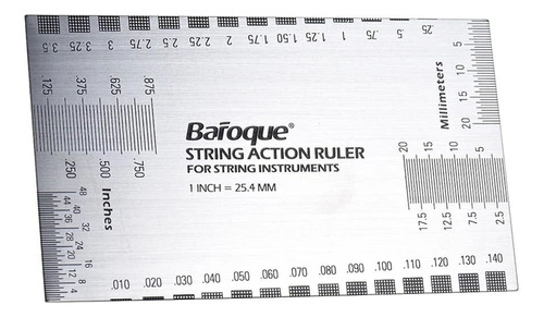 String Action Ruler Baroque Gauge, Contrabajo