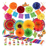 Decoraciones De Fiesta Mexicana Con Tematica De Fiesta  Sum