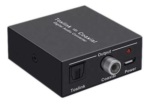 Conversor Audio Toslink Coaxial Optico Rca  Bi Direccion