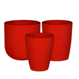 Kit Vaso De Planta Polietileno Flor Jardim Decoração Cd14