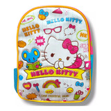 Mochila Jardin Hello Kitty Anime Escolar Espalda Original 