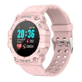 Smartwatch Reloj Inteligente Fd68 Fitness Sueño Rosa
