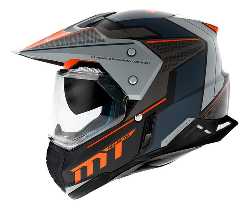 Casco Mt Helmets Synchrony Duo Sport B4 Naranja Rpm925