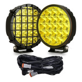 6 Pulgadas 2pcs Ámbar Redondo Led Offroad Ámbar Offroad Cond