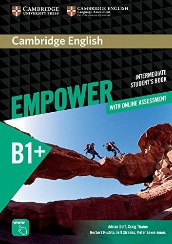Empower Students Book B1+with Online Assessment, De Adrian Doff. Editorial Cambridge, Tapa Blanda En Inglés, 2015