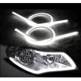 2 Fitas Barras Led 12v Branca 65 Cm Cada P Farol Carro Moto