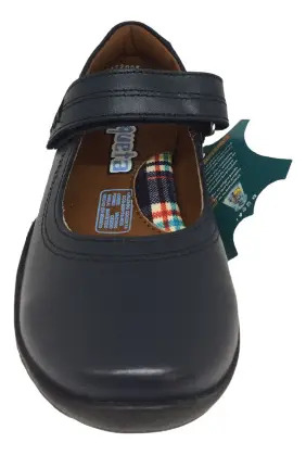 Zapato Contactel Niña Escolar 8700-e Marino 17-21 Coqueta (1
