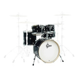 Batería Acústica Gretsch Catalina Ebano Satinado 5 Piezas 22