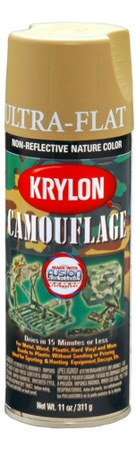 Pintura De Camuflaje En Spray Color Caqui Krylon