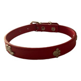 Collar Perros Eco-cuero Con Diseño Metal Talla L