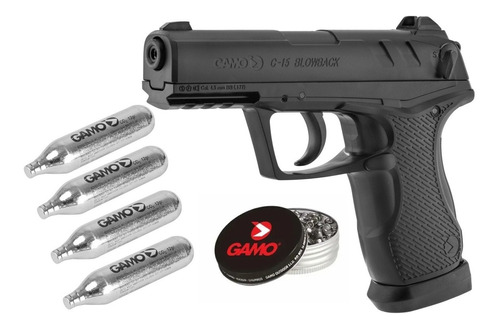 Pistola Co2 Gamo Blowback C-15 Japon + Balines Y Garrafas