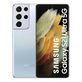 Samsung Galaxy S21 Ultra 12gb/128gb Silver+ Mica+ Cargador 