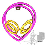 Luz Neón Decorativa, Mxalr-002, 2pzas, Usb Ó 3 Pilas Aa, 100