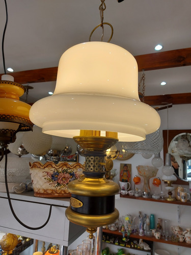 Lámpara Antigua De Techo 1890