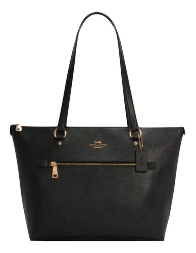 Cartera Coach Gallery Tote F79608 Cuero Negro