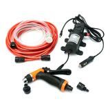 Bomba Agua Hidrolavadora Para Auto 12v Con Accesorios