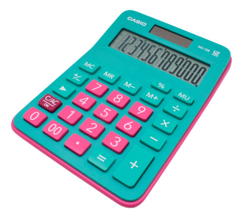 Calculadora Electrónica De Escritorio Casio Mx-12b-gnrd-w-dc