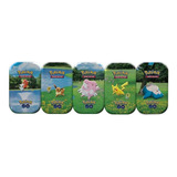 Mini Tin Lata Pokémon Tcg Go Cartas Originales 