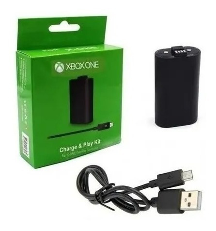 Kit Carga Y Juega Para Control Xbox One Pila Bateria Y Cable