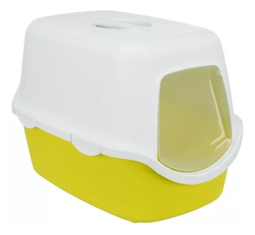 Bandeja Sanitaria Litera Cerrada Para Gato Premium 56x40x40 Color Amarillo