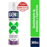 Desinfectante En Aerosol Igenix Lavanda 360cc | Comaac