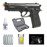 Pistola Airgun Co2 Nbb 4.5+ Kit 5c + Maleta + Óleo + Gun Pad