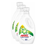 Detergente Ariel Liquido Concentrado 1.8 Litros - 3 Unid