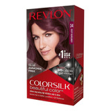 Revlon Colorsilk 34 Borgoña Oscuro Coloracion Permanente