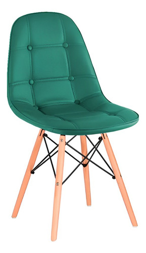 Cadeira Charles Eames Velvet Estofada Veludo Varias Cores