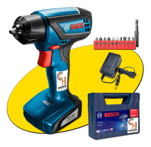 Taladro Atornillador Bosch Gsr 1000 Smart Inalambrico Bateria 12v Litio Maletin Accesorios + Regalo Madera Acero Durlock