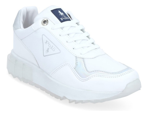 Tenis Snekaers Polo Hpc Dama Blanco 628-50