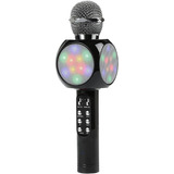 Micrófono Inalámbrico Karaoke Bluetooth Bocina Luces Colores