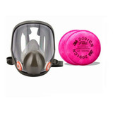 Respirador De Cara Completa 6800 + 2 Filtros 3m 2097 P100
