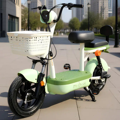 Bicicleta Electrica 350 W 48 V 12 Ah Moto Bici Moboss Verde | Meses sin interés