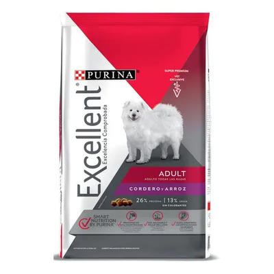 Excellent Adulto Todas Las Razas Cordero Y Arroz De 20 Kg