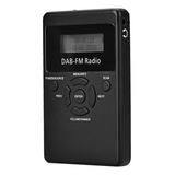 Mini Rádio Digital Dab+fm Portátil Preto Hrd-101