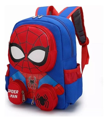 Mochila Escolar Primaria 3d De Spider Man