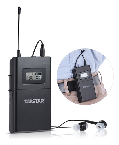 Receptor De Sistema De Audio Inalámbrico Uhf Takstar Wpm-200