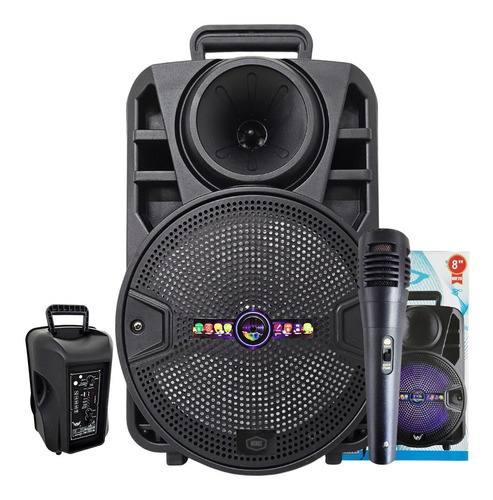 Caixa De Som 1000w Potente Led Bluetooth 5.0 + Mic Completo