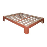 Base Para Cama Egipcia Matrimonial Caoba Madera