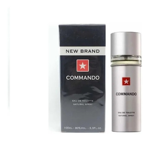 Perfume New Brand Commando 100ml Masculino Original Lacrado