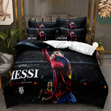 Funda De Edredón De Lionel Messi, Juego De Cama Doble