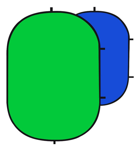 Fondo De Pantalla De Tela Verde Azul De Doble Cara