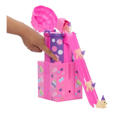 Barbie Muñeca Party Unboxed Resbaladilla | Envío gratis