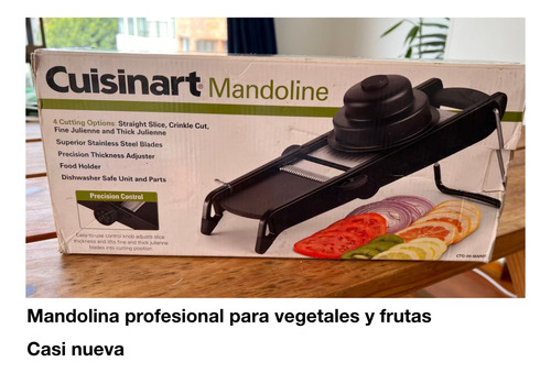 Cuisinart Mandolina Rebanadora, Negro Ctg-00